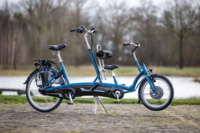 Elektro-Tandems mit 2 und 3 Rädern